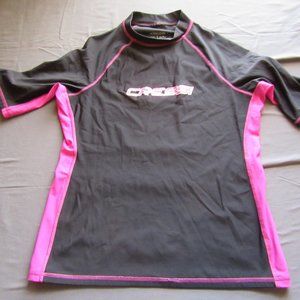 Womens Cressi Short Sleeve Rash Guard Sz XXL